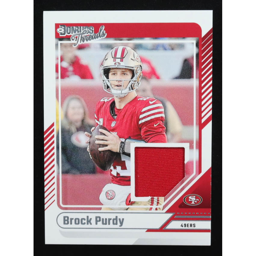 Brock Purdy 2024 Donruss Threads #35 at PristineAuction.com