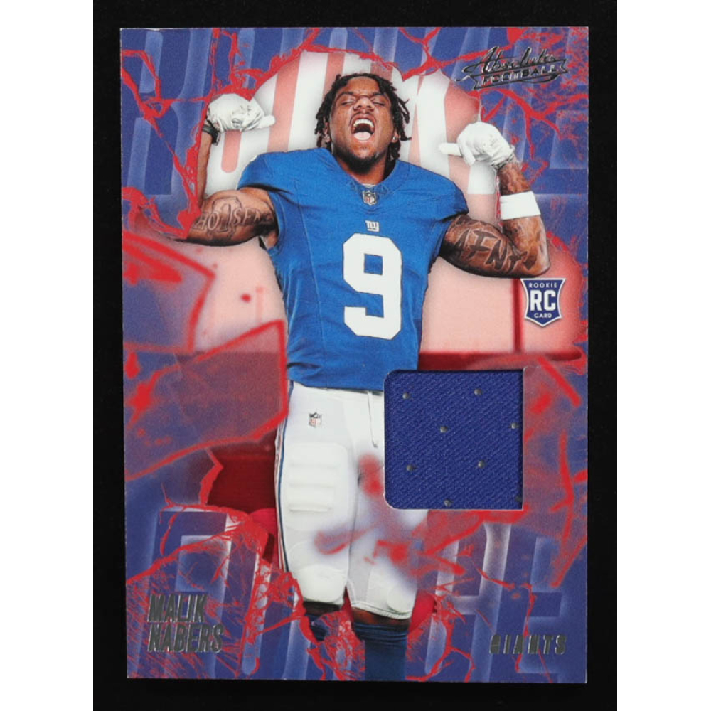 Malik Nabers 2024 Absolute Rookie Force Jerseys #23 RC at PristineAuction.com