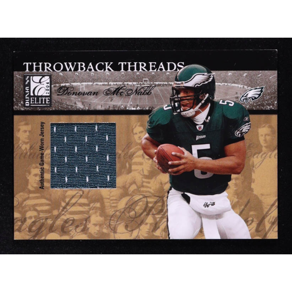Donovan McNabb 2004 Donruss Elite Throwback Threads #TT22 #003/150 at PristineAuction.com