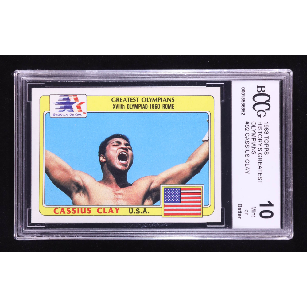Cassius Clay 1983 Topps History's Greatest Olympians #92 (BCCG 10) at PristineAuction.com