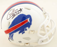 Cornelius Bennett Signed Bills Speed Mini Helmet (JSA) at PristineAuction.com