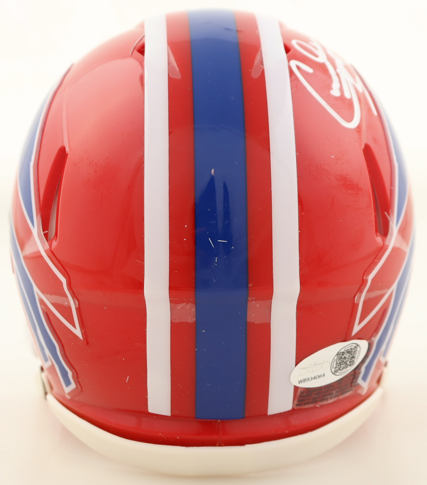 Cornelius Bennett Signed Bills Speed Mini Helmet (JSA) at PristineAuction.com Cornelius Bennett Signed Bills Speed Mini Helmet (JSA) at PristineAuction.com