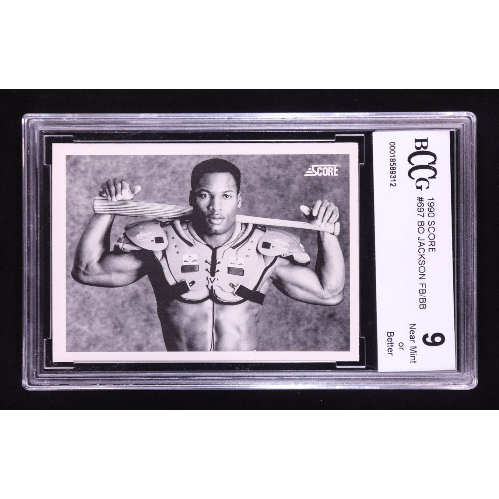 Bo Jackson 1990 Score #697 (BCCG 9) at PristineAuction.com