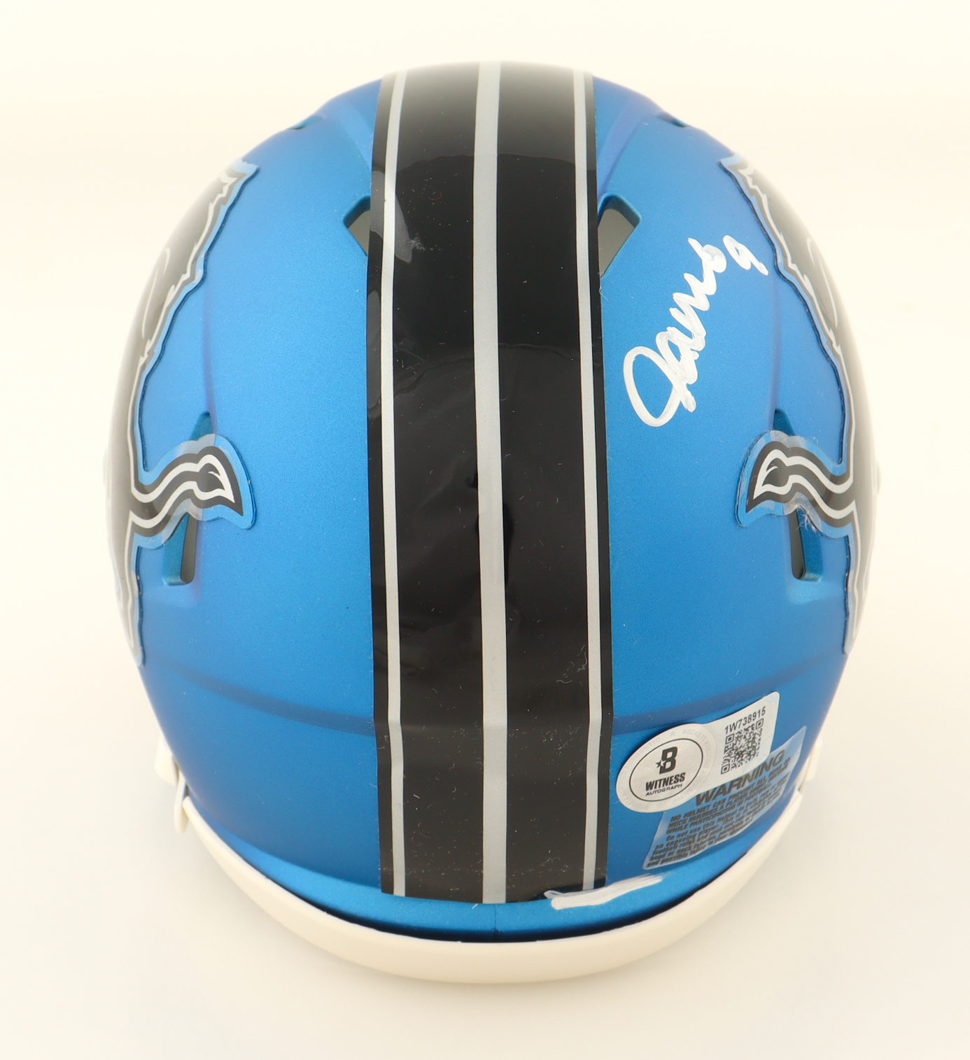 Jameson Williams Signed Lions Alternate Speed Mini Helmet (Beckett) at PristineAuction.com Jameson Williams Signed Lions Alternate Speed Mini Helmet (Beckett) at PristineAuction.com