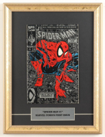 1990 "Spider-Man" #1 Marvel Comic Book Custom Framed Display with Title Plaque at PristineAuction.com