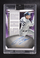 Gleyber Torres 2021 Topps Luminaries Relic Home Run Kings Autographs #HRKAR-GT #3/3 at PristineAuction.com
