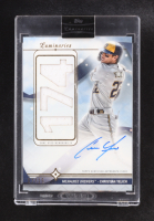 Christian Yelich 2023 Topps Luminaries Relic Home Run Kings Autographs #HRKAR-CY #2/15 at PristineAuction.com