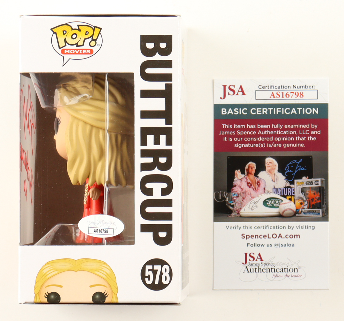 Robin Wright Signed "The Princess Bride" #578 Buttercup Funko Pop! Vinyl Figure Inscribed "Buttercup XO" (JSA) at PristineAuction.com Robin Wright Signed "The Princess Bride" #578 Buttercup Funko Pop! Vinyl Figure Inscribed "Buttercup XO" (JSA) at PristineAuction.com