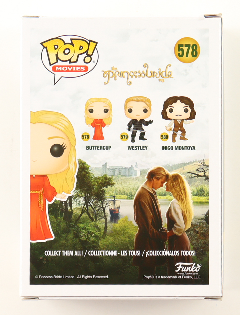 Robin Wright Signed "The Princess Bride" #578 Buttercup Funko Pop! Vinyl Figure Inscribed "Buttercup XO" (JSA) at PristineAuction.com Robin Wright Signed "The Princess Bride" #578 Buttercup Funko Pop! Vinyl Figure Inscribed "Buttercup XO" (JSA) at PristineAuction.com