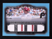 Mike Schmidt 2008 Upper Deck Premier Memorabilia Quad #MS #01/40 at PristineAuction.com