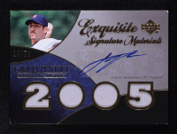 Justin Verlander 2007 Exquisite Collection Rookie Signatures Signature Materials Gold #JV #14/50 at PristineAuction.com