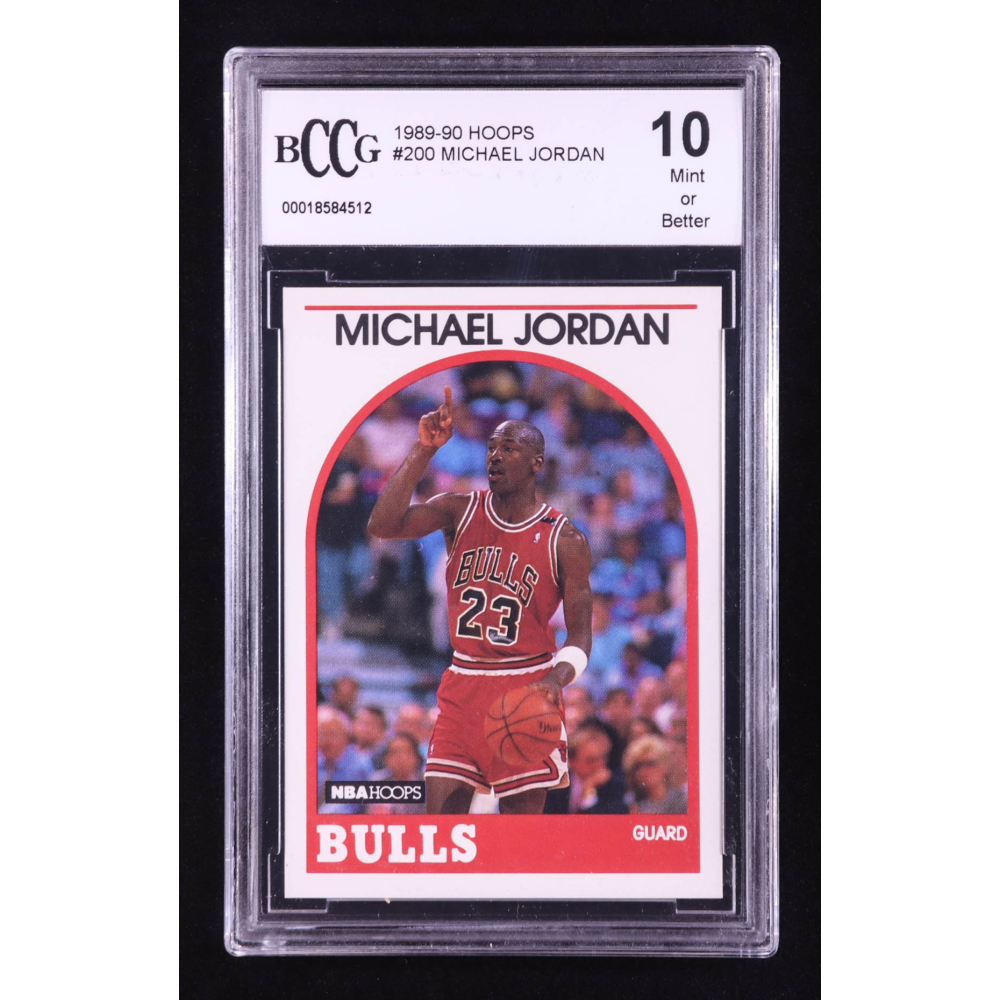 Michael Jordan 1989-90 Hoops #200 (BCCG 10) at PristineAuction.com