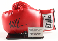 Mike Tyson Signed Everlast Boxing Glove With Display Stand (PSA & Tyson) at PristineAuction.com