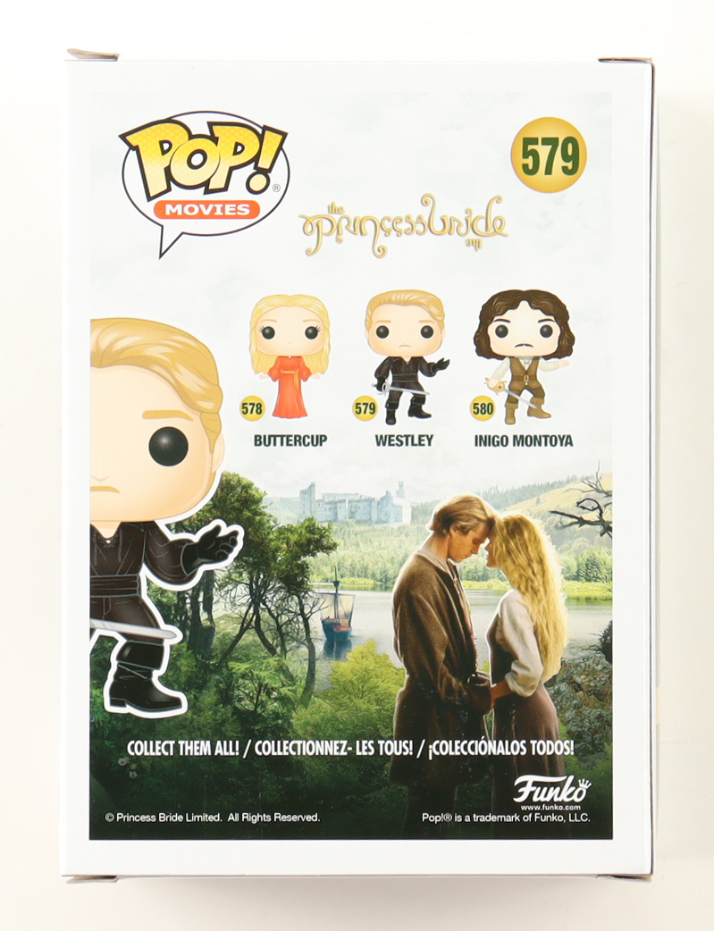 Cary Elwes Signed "The Princess Bride" #579 Westley Funko Pop! Vinyl Figure Inscribed "Westley" & "As You Wiiish!" (JSA) at PristineAuction.com Cary Elwes Signed "The Princess Bride" #579 Westley Funko Pop! Vinyl Figure Inscribed "Westley" & "As You Wiiish!" (JSA) at PristineAuction.com