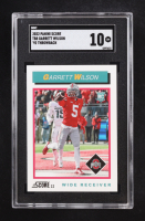 Garrett Wilson 2022 Panini Score 92' Throwback #TB8 RC (SGC 10) at PristineAuction.com