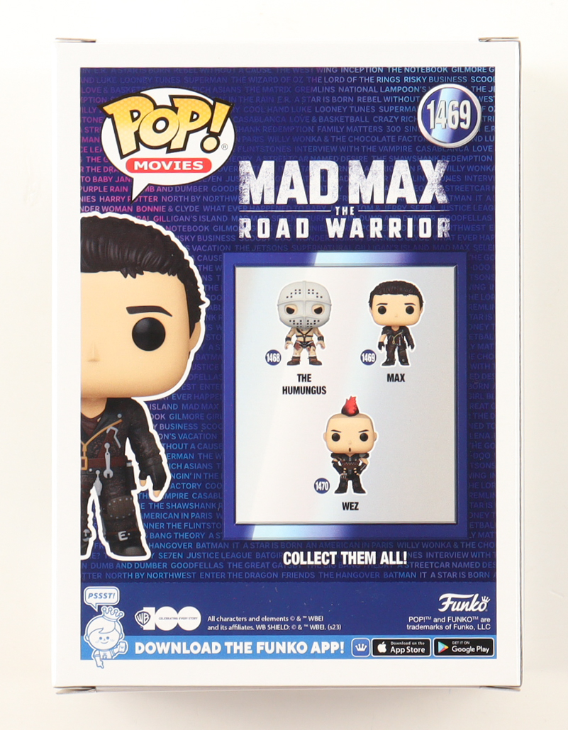 Mel Gibson Signed "WB 100" #1469 Max Funko Pop! Vinyl Figure (Celebrity Authentics) at PristineAuction.com Mel Gibson Signed "WB 100" #1469 Max Funko Pop! Vinyl Figure (Celebrity Authentics) at PristineAuction.com
