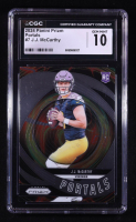 JJ McCarthy 2024 Panini Prizm Portals #7 RC (CGC 10) at PristineAuction.com