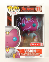 Paul Bettany Signed "Avengers: Age Of Ultron" #71 Vision Bobble-Head Funko Pop! Vinyl Figure Inscribed "Vision" (JSA) at PristineAuction.com