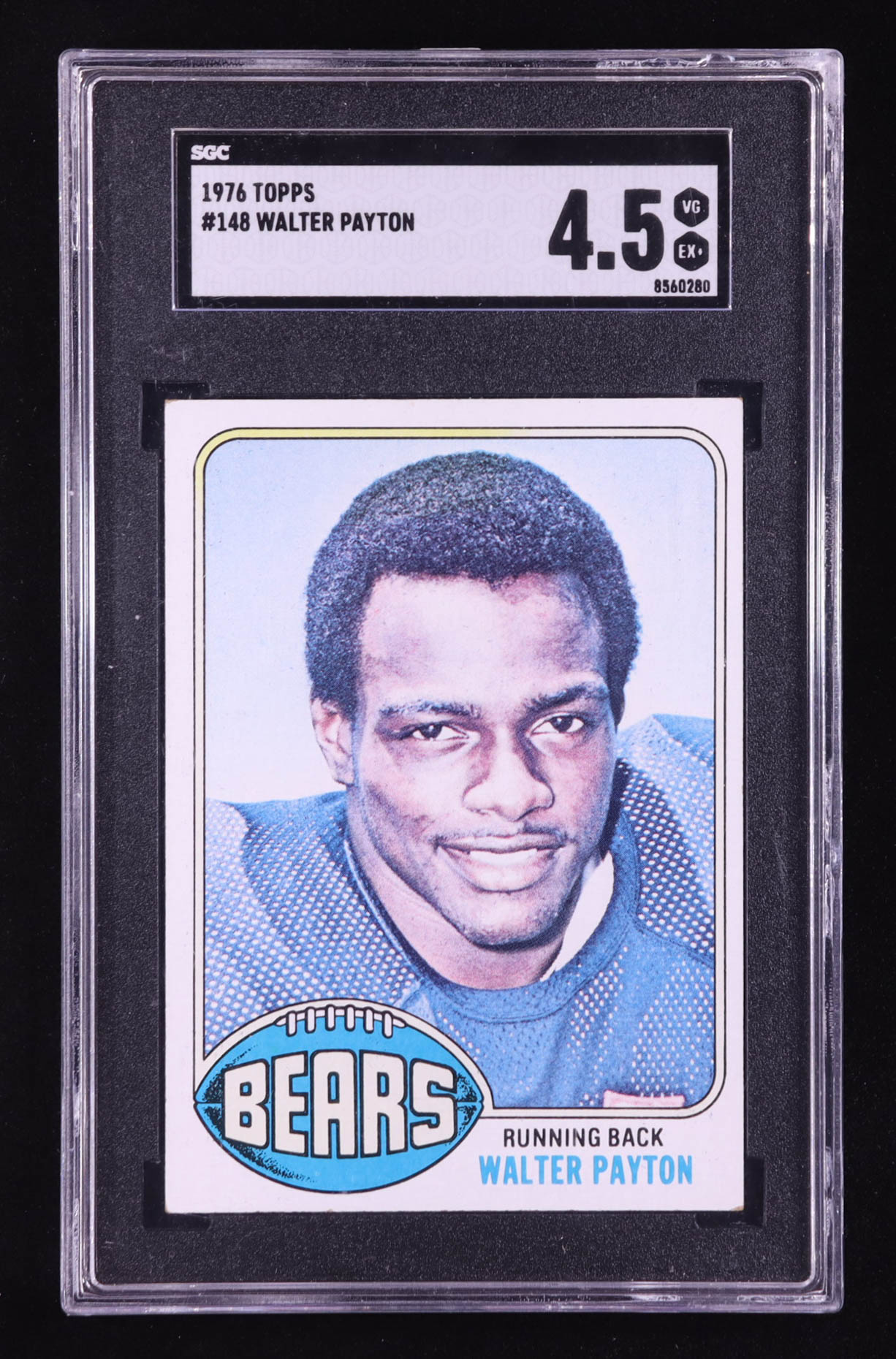 Walter Payton 1976 Topps #148 RC (SGC 4.5) at PristineAuction.com Walter Payton 1976 Topps #148 RC (SGC 4.5) at PristineAuction.com