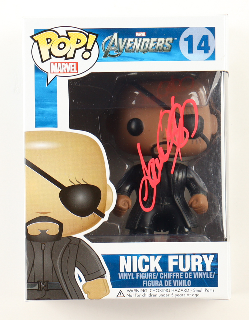 Samuel L. Jackson Signed "Avengers" #14 Nick Fury Funko Pop! Vinyl Figure (Beckett) at PristineAuction.com Samuel L. Jackson Signed "Avengers" #14 Nick Fury Funko Pop! Vinyl Figure (Beckett) at PristineAuction.com