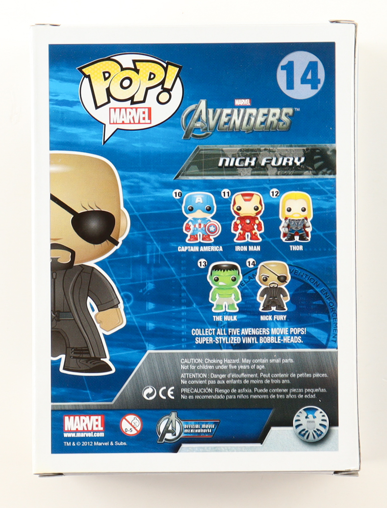 Samuel L. Jackson Signed "Avengers" #14 Nick Fury Funko Pop! Vinyl Figure (Beckett) at PristineAuction.com Samuel L. Jackson Signed "Avengers" #14 Nick Fury Funko Pop! Vinyl Figure (Beckett) at PristineAuction.com