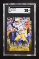 Joe Burrow 2020 Leaf Draft Gold #01 RC (SGC 10) at PristineAuction.com