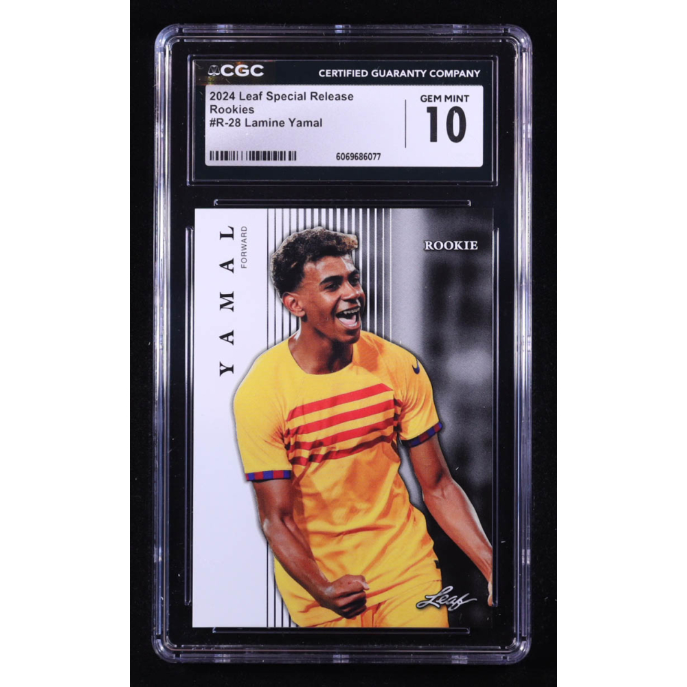 Lamine Yamal 2024 Leaf Special Release Rookies #R28 RC (CGC 10) at PristineAuction.com