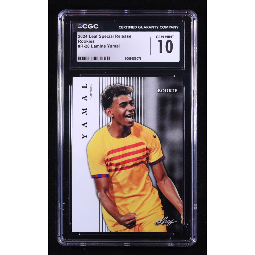 Lamine Yamal 2024 Leaf Special Release Rookies #R28 RC (CGC 10) at PristineAuction.com