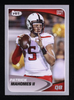 Patrick Mahomes II 2017 SAGE HIT Premier Draft #5 RC at PristineAuction.com