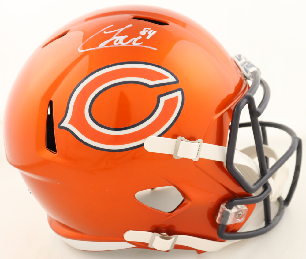 Colston Loveland Signed Bears Full-Size Flash Alternate Speed Helmet (Beckett) at PristineAuction.com Colston Loveland Signed Bears Full-Size Flash Alternate Speed Helmet (Beckett) at PristineAuction.com