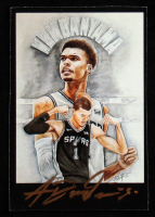 Victor Wembanyama | Anthony Douglas 1/1 Original Art Card at PristineAuction.com