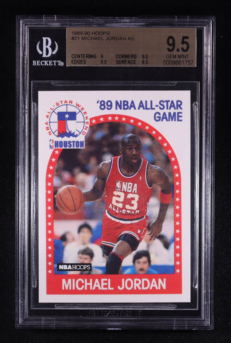 Michael Jordan 1989-90 Hoops #21 AS (BGS 9.5) at PristineAuction.com Michael Jordan 1989-90 Hoops #21 AS (BGS 9.5) at PristineAuction.com