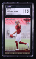 Jayden Daniels 2024 Donruss Retro '04 #22 RC (CGC 10) at PristineAuction.com