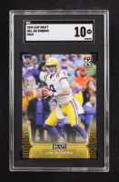 Joe Burrow 2020 Leaf Draft Gold #01 RC (SGC 10) at PristineAuction.com