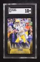 Joe Burrow 2020 Leaf Draft Gold #01 RC (SGC 10) at PristineAuction.com