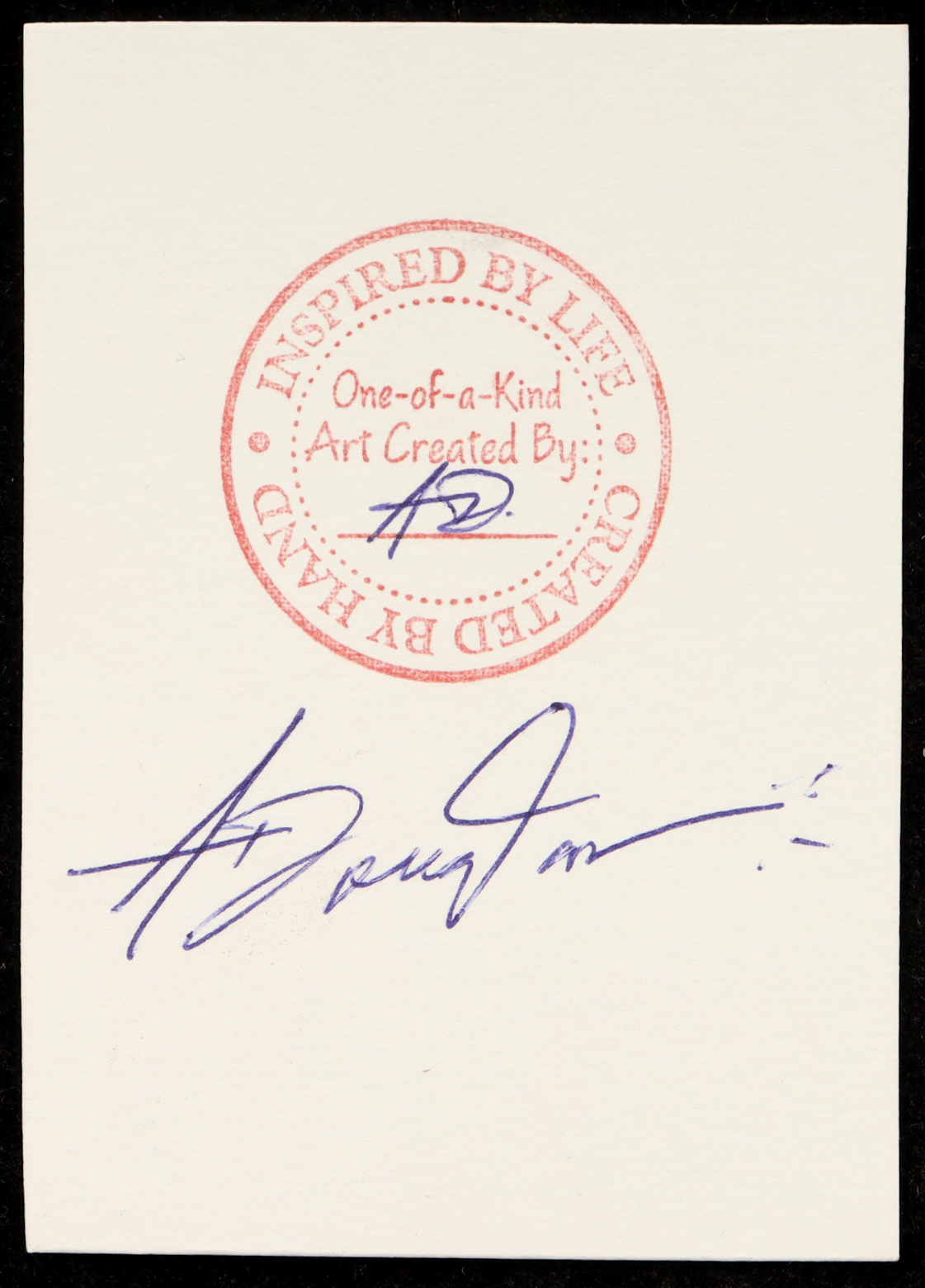 Bob Marley | Anthony Douglas 1/1 Original Art Card at PristineAuction.com Bob Marley | Anthony Douglas 1/1 Original Art Card at PristineAuction.com