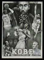 Kobe Bryant | Anthony Douglas 1/1 Original Art Card at PristineAuction.com
