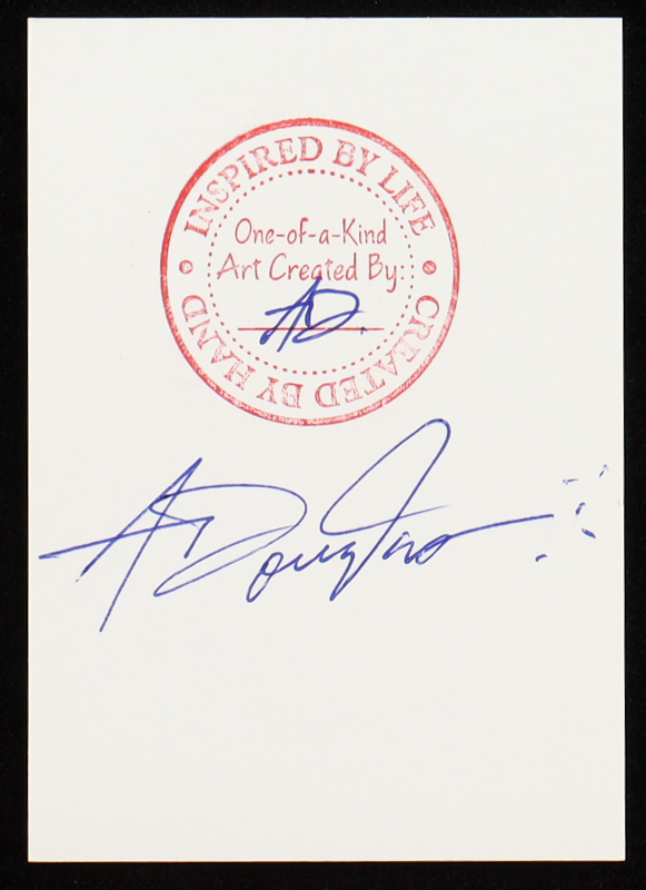 Elvis Presley | Anthony Douglas 1/1 Original Art Card at PristineAuction.com Elvis Presley | Anthony Douglas 1/1 Original Art Card at PristineAuction.com