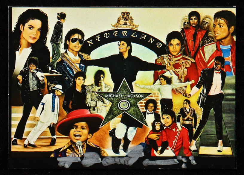 Michael Jackson | Anthony Douglas 1/1 Original Art Card at PristineAuction.com Michael Jackson | Anthony Douglas 1/1 Original Art Card at PristineAuction.com