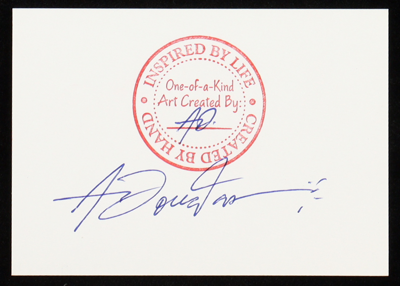 Michael Jackson | Anthony Douglas 1/1 Original Art Card at PristineAuction.com Michael Jackson | Anthony Douglas 1/1 Original Art Card at PristineAuction.com