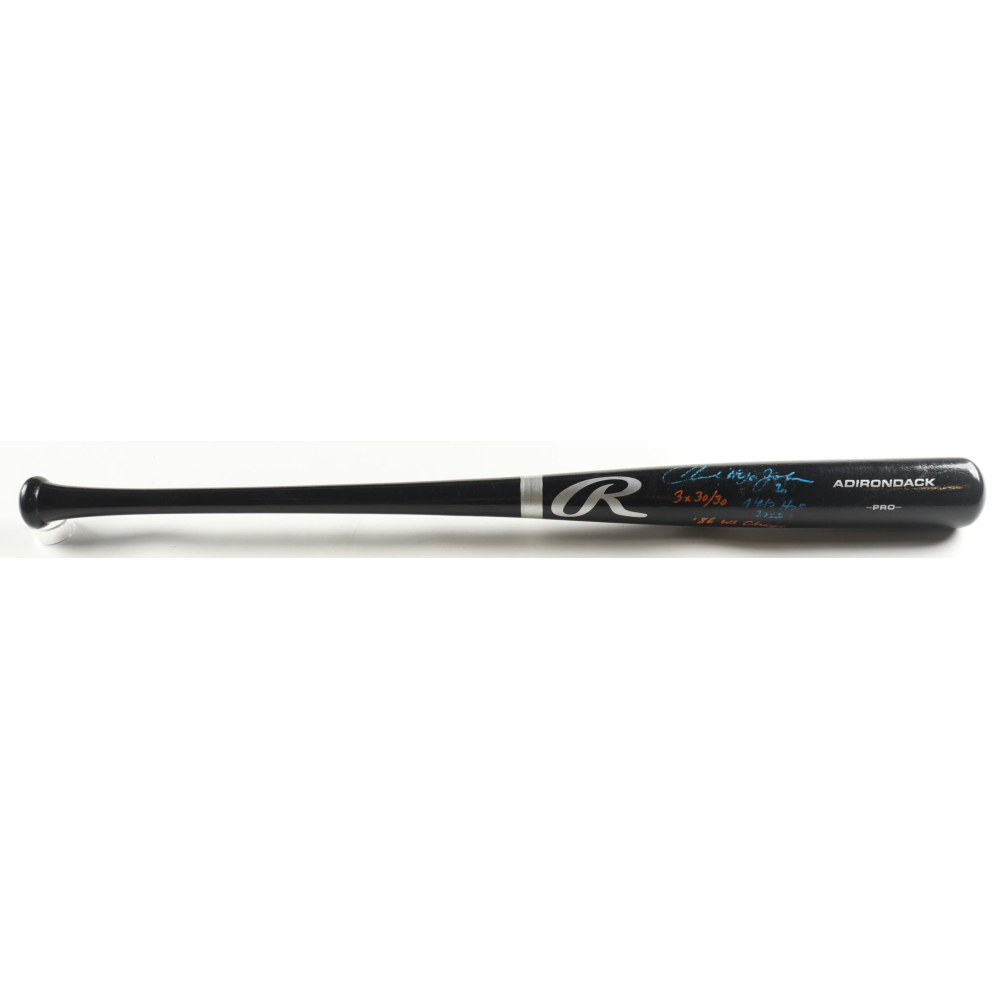 Howard "Hojo" Johnson Signed Adirondack Pro Baseball Bat Inscribed "Mets HOF 2023, '86 WS Champ, 3x 30/30" (AWM) at PristineAuction.com