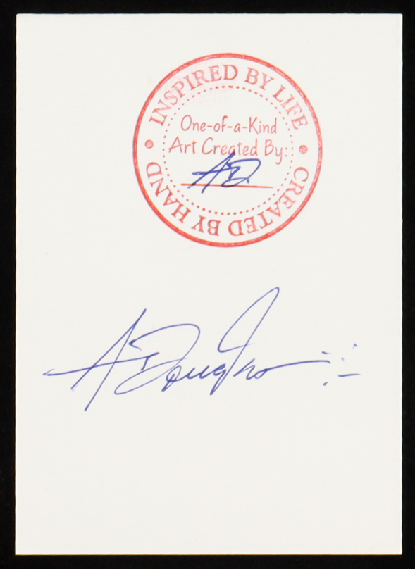 Reflections | Anthony Douglas 1/1 Original Art Card at PristineAuction.com Reflections | Anthony Douglas 1/1 Original Art Card at PristineAuction.com