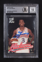 Allen Iverson Signed 1996-97 Fleer Ultra Auto #82 RC (Beckett | Autograph Grade BGS 10) at PristineAuction.com