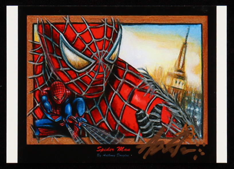 Spider-Man | Anthony Douglas 1/1 Original Art Card at PristineAuction.com Spider-Man | Anthony Douglas 1/1 Original Art Card at PristineAuction.com