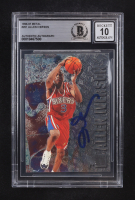 Allen Iverson Signed 1996-97 Fleer Metal Auto #201 RC (Beckett | Autograph Grade BGS 10) at PristineAuction.com