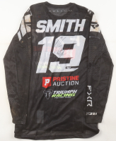 Jordon Smith Signed 2025 Ironman National Race-Used Triumph Racing FXR Motorcross Jersey (PA) at PristineAuction.com