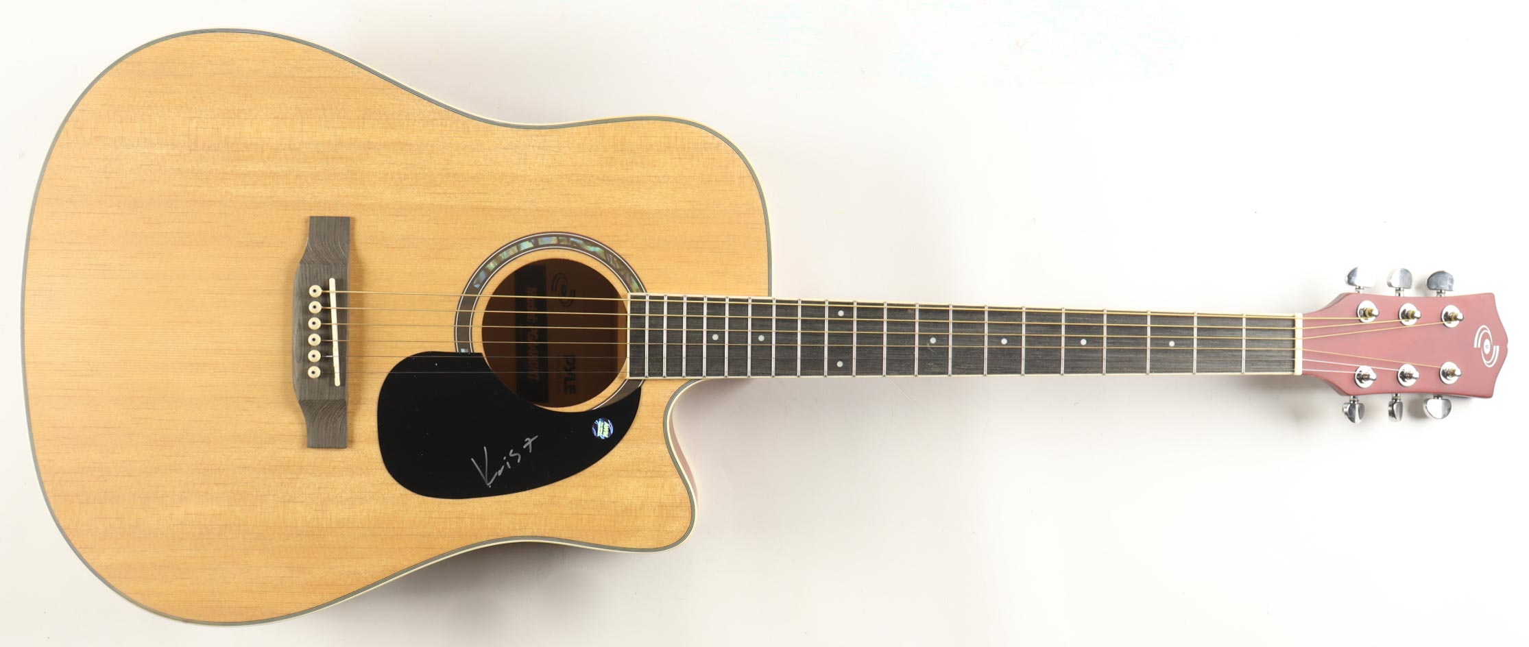 Krist Novoselic Signed Custom 39" Acoustic Guitar (AWM) at PristineAuction.com Krist Novoselic Signed Custom 39" Acoustic Guitar (AWM) at PristineAuction.com