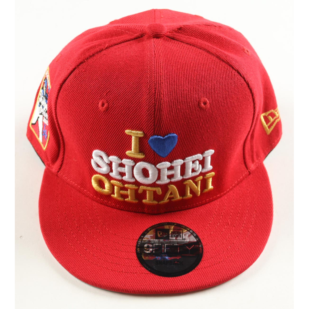 Shohei Ohtani Dodgers Tokyo Series 2025 New Era 9Forty Limited Edition Kanji Snapback Hat at PristineAuction.com