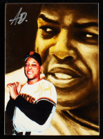 Willie Mays | Anthony Douglas 1/1 Original Art Card at PristineAuction.com