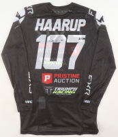 Mikkel Haarup Signed 2025 Ironman National Race-Used Triumph Racing FXR Motorcross Jersey (PA) at PristineAuction.com